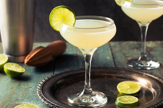 Daiquiri with lime and lime twist