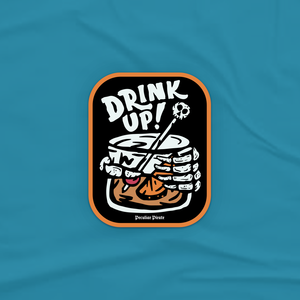 Drink up Sticker