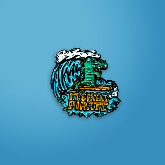 Florida Pirate Enamel Pin