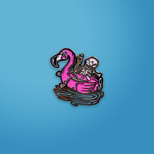 Chill to the Bone Enamel Pin