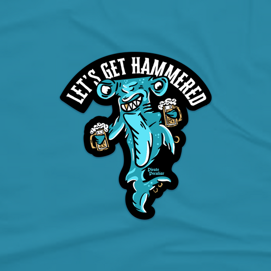 Let's Get Hammered Sticker